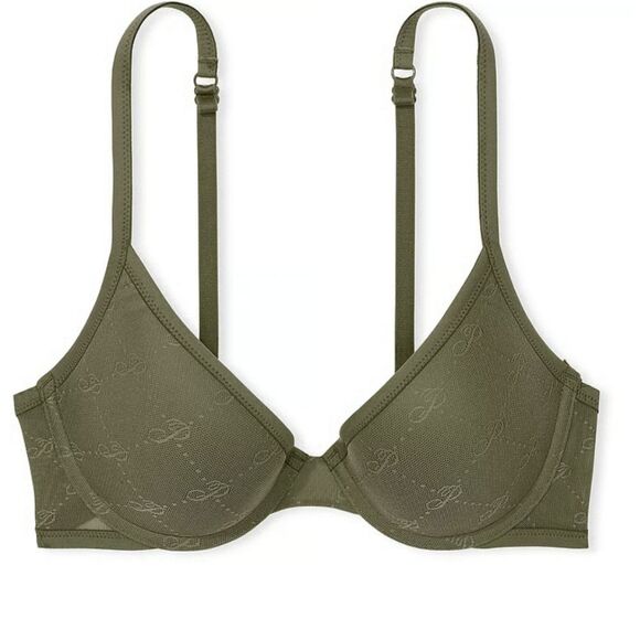 1093 NWT Pink Victoria Secret Wear Everywhere Push-Up Bra Sz 36DD - Picture 1 of 5